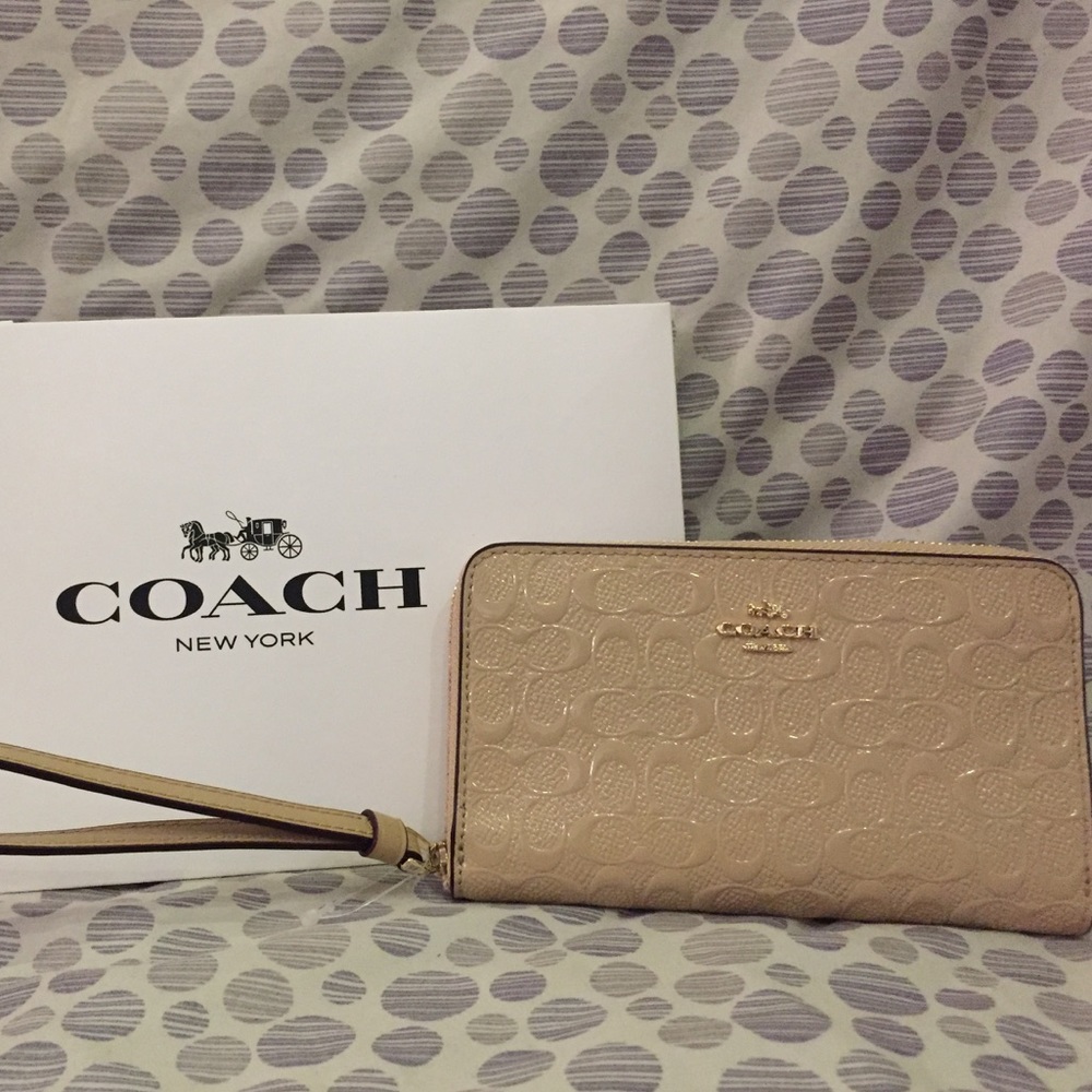 ‼️[$50 OFF NWT] Coach Wallet Wristlet